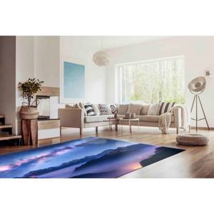 Landscape Printed Rug: <b>Runner</b>, Soft, Galaxy, Above The Clouds, Fog, Gift For Him, Machine <b>Washable</b>, Thick,Velvet Rug - Product Image 3