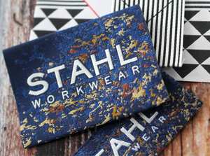 แผ่นด้ายถักป้ายสำหรับงานตัดเย็บสำหรับผู้หญิงดีไซน์ตรงกลางสวมใส่สบายพิมพ์โลโก้แบบเคลือบร้อน - Product Image 3