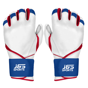 Gants de frappe de baseball en cuir personnalisés de haute qualité, séchage rapide, durables, légers, à manchette courte, équipement de course de softball pour la vente en gros - Product Image 1