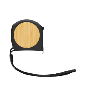 Flessometro in bambù RCS sostenibile da 5m/19mm, metro a nastro promozionale per merchandising - Product Image 6