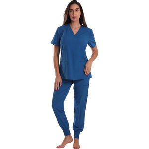 Veste d'été unisexe à manches courtes Costume d'allaitement personnalisé de haute conception pour les patients Uniformes hospitaliers du personnel hospitalier - Product Image 1