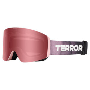 แว่นตาเล่นสกีแม่เหล็กแบบกำหนดเองเลนส์คู่ป้องกันหมอกเคลือบอิริเดียมกรอบ TPU ป้องกันรังสี UV - Product Image 3