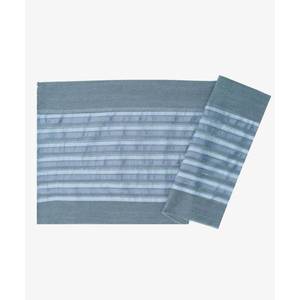 Bufanda Larga a Rayas Grises 75x190 cm, Mezcla de Algodón para Niñas, Uso Diario - Product Image 1