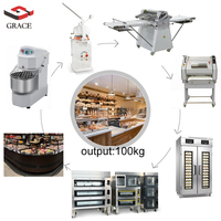 Prix usine ensemble complet machine à pain four de cuisson professionnel solution à guichet unique équipement de cuisson équipement de boulangerie