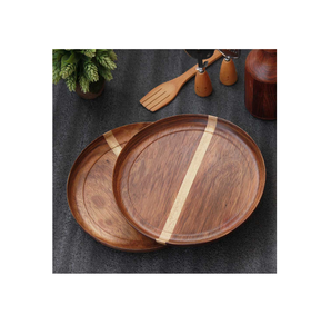 Plato de vajilla de madera con aspecto de diseñador, tamaño personalizado y pieza de diseño de mejor aspecto y plato de bebé a precio competitivo - Product Image 1