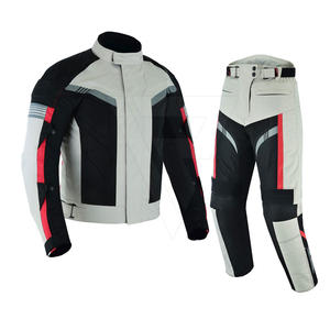 Traje de Motociclismo de Cuero Genuino Personalizado, Chaqueta y Pantalones de Cordura, Equipo de Motociclismo Protector Transpirable, Venta al por Mayor OEM Pakistán - Product Image 6