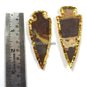 หัวลูกศรชุบทอง4นิ้วคริสตัลโมราธรรมชาติบำบัด - Product Image 5