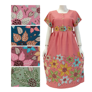 Chemise de nuit rayonne matériaux super mignon avec taille élastique et motif floral vêtements de nuit pour femme de bonne qualité - Product Image 3