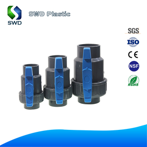 Salvador 40 mét PVC DIN tiêu chuẩn ổ cắm kết nối duy nhất Công Đoàn bóng van với ABS xử lý cho xử lý nước bóng van - Product Image 2