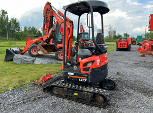 Excavateur sur chenilles Kubota U17 d'occasion à vendre avec garantie de 1 an - Product Image 6