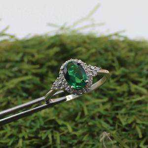 Handmade <b>Indian</b> Fine Jewelry Vintage Style Lab Stone Engagement <b>Rings</b> Sterling Silver Women's Weddings-Wholesale Lot Available - Product Image 4