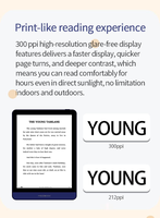 Lector de Libros Electrónicos MEEBOOK M6 Nuevo 2023 Pantalla E-Ink HD de 6" 300PPI Ereader Luz Fría/Cálida Android 11 Compatible con Google Play Store OTG