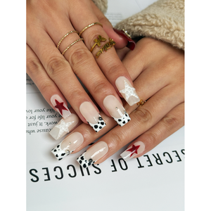 Charmes en forme de croix étoilée pour nail art à coller - Product Image 2