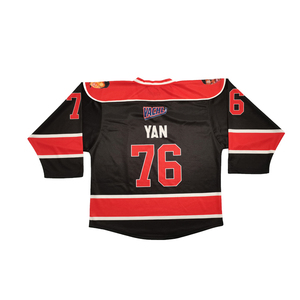 Maillot de hockey sur glace unisexe avec logo personnalisé respirant à séchage rapide Service OEM pour vêtements de hockey sur glace - Product Image 3