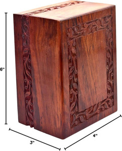 โกศไม้สำหรับผู้ใหญ่ ดีไซน์ทันสมัย ขายดี งานแฮนด์เมด สำหรับผู้ชายและผู้หญิง โกศตกแต่ง - Product Image 2