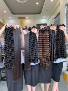 Perruque Lace Front en Cheveux Humains Vierges Remy de 8 à 32 Pouces, Style Lisse Soyeux Ondulé, Trame Simple, Toutes Couleurs Disponibles, Fabriquée au Vietnam - Product Image 6