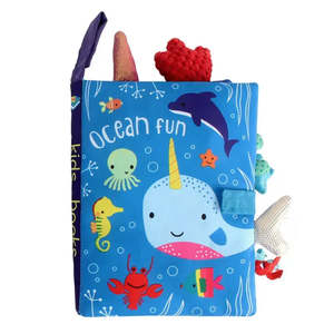 Montessori <b>Educational</b> Toy <b>Book</b> for Young Children Soft Fabric Material - Product Image 5