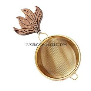 Infuseur à thé en laiton durable avec chaîne détachable pour une utilisation facile, design moderne et écologique pour une expérience de thé agréable, tasses, théières - Product Image 3