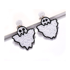 Compra la mejor calidad, accesorios navideños de Halloween, venta al por mayor, Pendientes colgantes de calavera de calabaza para Halloween, Compra ahora a precio mínimo - Product Image 1
