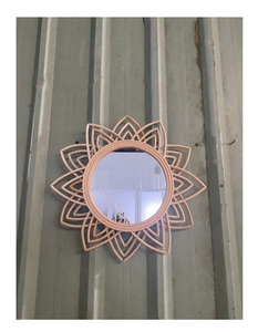 Handicrafts <b>Wall</b> <b>Hanging</b> Decoration Rattan Bamboo Wicker Straw Seagrass <b>Mirrors</b> Frames Decorative Bedroom Living Room Decor - Product Image 1