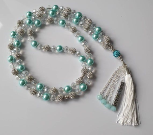 Tasbih de Cuentas de Resina de Color Personalizado, Misbaha Islámica, Subha, Cuentas de Oración Ligeras para Mezquita y Hogar - Product Image 1