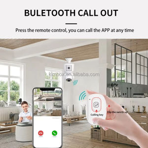 Caméra WiFi à double objectif 6MP, ampoule E27, 360° °   Caméra de sécurité intelligente pour la maison ICSEE avec suivi automatique PTZ - Product Image 5