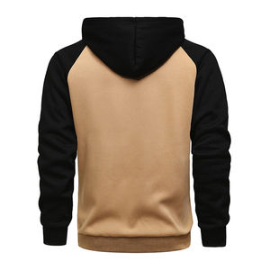 Sudadera con capucha y cremallera de moda informal para hombre, sudadera con cremallera completa, cómoda chaqueta con capucha de lana de algodón para Otoño e Invierno - Product Image 5