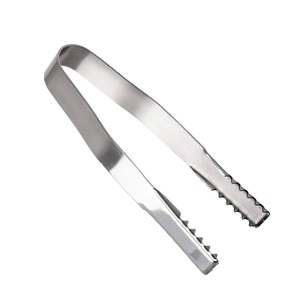 ที่คีบน้ำแข็งโลหะงานหัตถกรรมขายดีที่คีบน้ำแข็งทำด้วยมือสำหรับอุปกรณ์เสริมเครื่องกวนค็อกเทลดีไซน์แบบทำมือ - Product Image 1