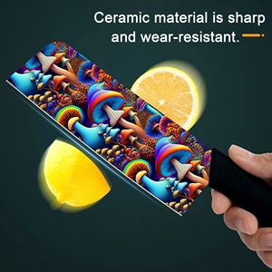 2 ensembles de couteaux de cuisine en céramique et plastique de haute qualité, prix d'usine, durables, ambidextres, vente chaude, livraison rapide pour - Product Image 5