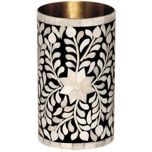 Florero decorativo de Color dorado estilo Cactus de gran forma, vajilla con incrustaciones de Metal y hueso, florero y maceta de calidad Superior - Product Image 2
