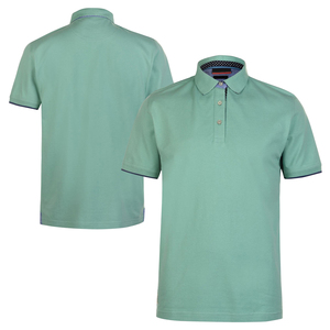 Camisa de Golf Personalizada para Hombre con Logotipo, Nuevo Diseño, Cuello Alto, Secado Rápido, Transpirable, Ecológica, Poliéster/Algodón, Calidad de Verano - Product Image 4