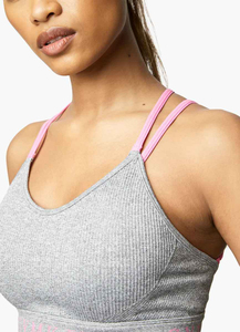 Yoga Brand Activewear Manufacturers Custom Logo Printed Yoga Top Fitness <b>Sports</b> Wear open backless <b>sports</b> <b>bras</b> for women fitness - Product Image 3