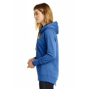 Sweat à capuche d'hiver en polaire polyester/coton bleu royal pour femme - Product Image 3