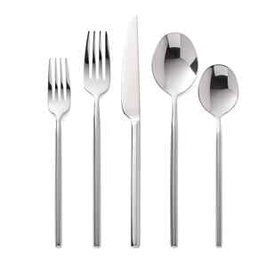High quality cutlery set enhances every <b>place</b> <b>setting</b> with its sleek lines modern silhouette, and shimmering metallic surface - Product Image 2