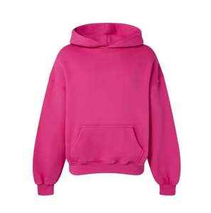 Factory Men's Heavyweight Zip Hoodie Custom Plus Size Wool Fleece <b>Sherpa</b> Pullover Washed Techniques - Product Image 1