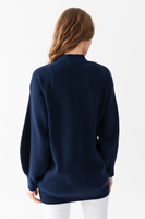 Cárdigan Oversize de Punto para Mujer, con Detalle de Botones, Alta Calidad, Transpirable y Personalizable
