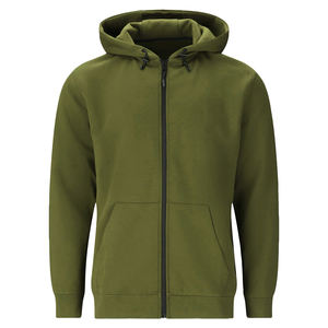 Gran oferta, ropa de calle de manga larga, sudaderas con capucha Lisas para hombres adultos, sudaderas con capucha con cremallera lisa de talla grande y dos bolsillos delanteros con servicio OEM - Product Image 3