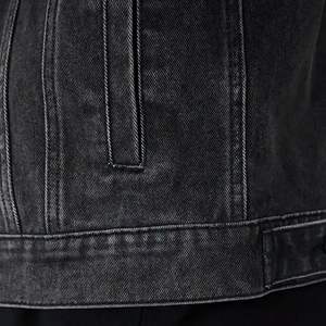 Chaqueta Vaquera de Mezclilla 100% Algodón de Primera Calidad, Hecha a Medida, Venta al por Mayor OEM |   Ropa de Calle Informal Resistente y Transpirable para Hombre, Corte Ajustado, para Invierno - Product Image 6