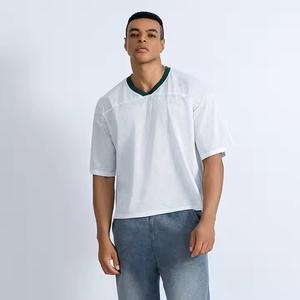Men's Custom <b>100</b>% <b>Polyester</b> Mesh Short Sleeve Summer T-<b>Shirt</b> Loose Breathable Casual Sports Trend Heavy Weight Blank Design - Product Image 3