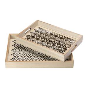 Plateau de service coloré en incrustation d'os de meilleure qualité décor d'hôtel à la maison pour l'occasion de Noël - Product Image 3