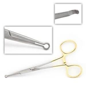 Pince à anneau pour vasectomie sans scalpel 16,5 cm en acier inoxydable, ensemble d'instruments chirurgicaux, Metal Med Corporation - Product Image 4