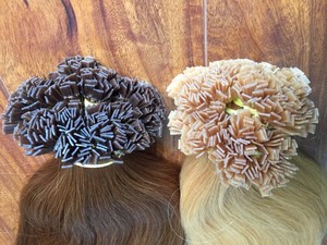 100% extension de cheveux humains vierges Super Double dessiné paquet pré-collé 22 pouces de long dentelle vietnamienne avant bon Service - Product Image 5