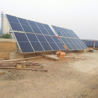 自动和手动太阳能跟踪系统hb-apvs单轴跟踪器，带远程监控选项