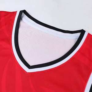 เครื่องแบบบาสเกตบอลโพลีเอสเตอร์100% สำหรับผู้ชายเครื่องแบบบาสเกตบอลดีไซน์ใหม่ - Product Image 3