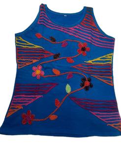 เสื้อยืดถักสำหรับผู้หญิงจากอินเดียเสื้อยืดขนาดพิเศษ - Product Image 1