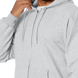 Sudadera con Capucha y Cremallera, 330g, 100% Algodón, Transpirable, Antiarrugas, Chaqueta de Forro Polar para Otoño e Invierno, Sudaderas Personalizables para Mujer - Product Image 4