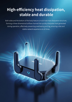 COMFAST WR632AX 3000Mbps Dual-Band Wi-Fi 6 Router de viaje, Easy Mesh OpenWRT con puerto de red de 2,5 Gbps