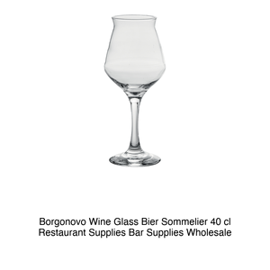 Verre à vin Borgonovo Bier Sommelier 40 cl Fournitures de restaurant Fournitures de bar Vente en gros - Product Image 2