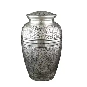 Urne de crémation en gros de qualité durable forme personnalisée de haute qualité meilleure vente urnes de crémation cendres humaines pour adulte urne en métal - Product Image 5