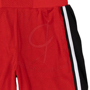 Fitness Athletic Wear Short de basket-ball anti-rides en gros 100% Short de basket-ball en polyester avec tissu personnalisable - Product Image 4